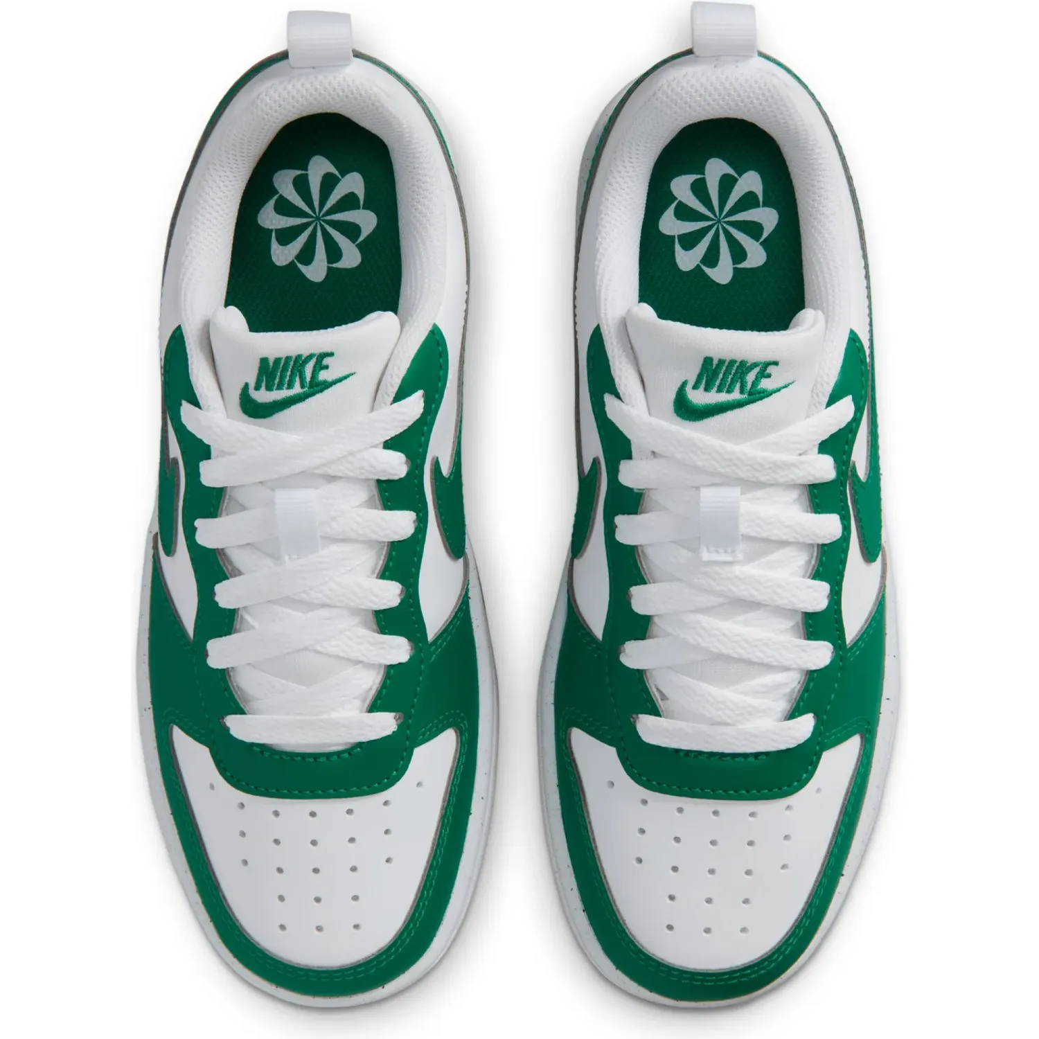 Zapatillas Nike Urbanas Juvenil Court Borough Low Recraft color blanco | Platanitos