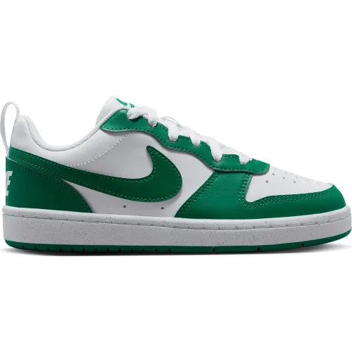 Zapatillas Nike Urbanas Juvenil Court Borough Low Recraft color blanco | Platanitos