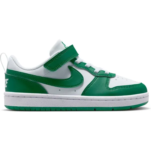 Zapatillas Nike Urbanas Niños Court Borough Low Recraft color blanco | Platanitos