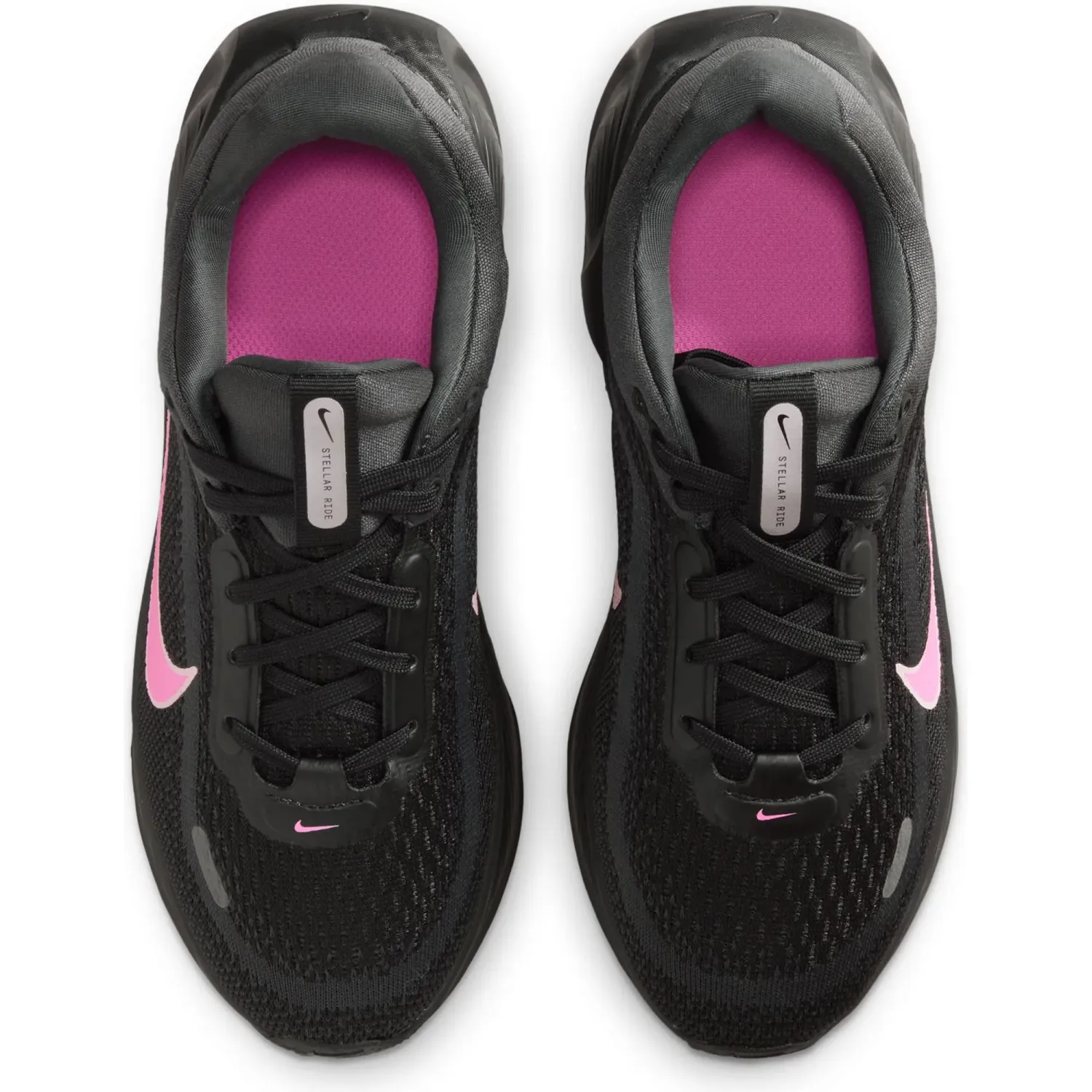 Zapatillas Nike Running Juvenil Stellar Ride Gs color negro | Platanitos
