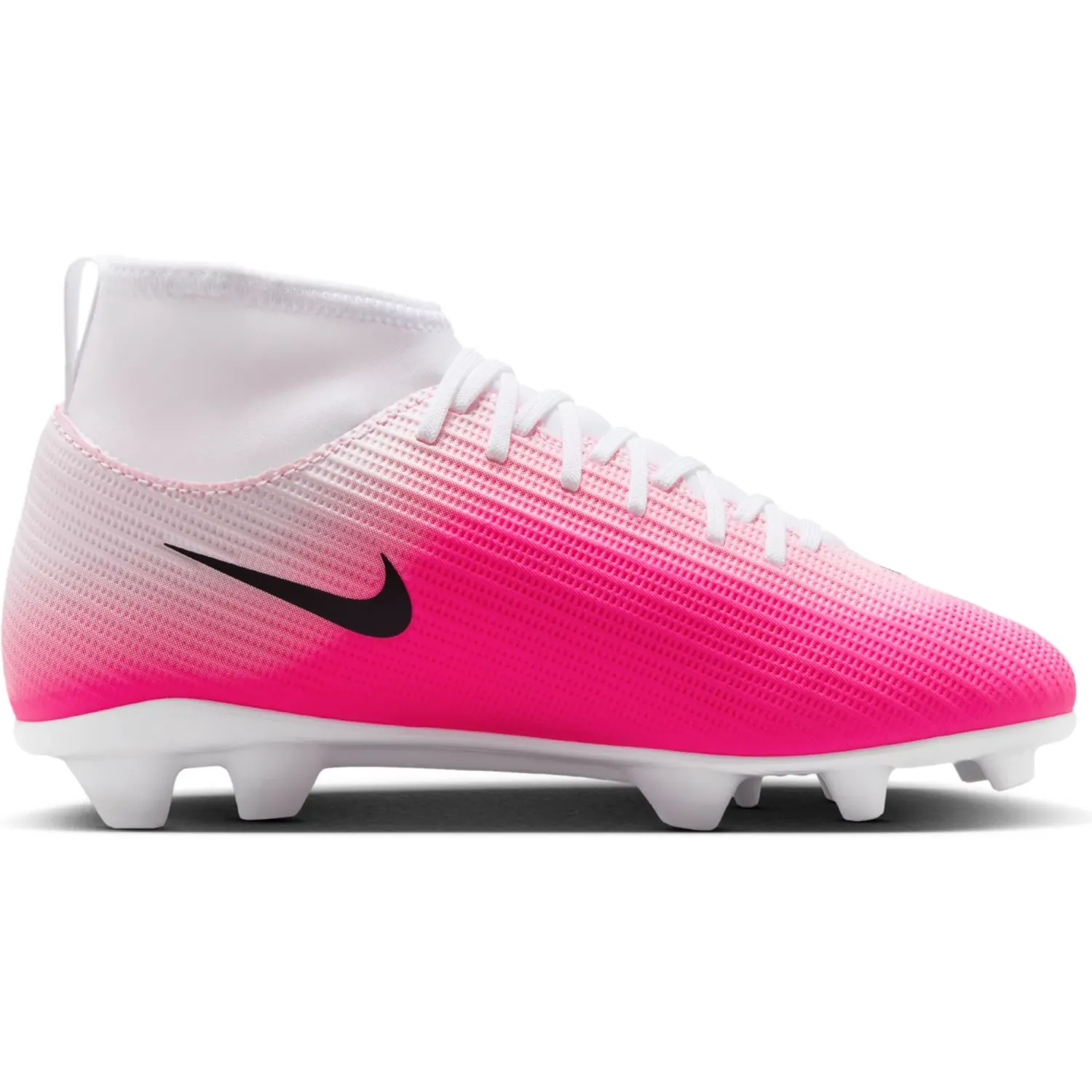 Nike Zapatillas Nike De Futbol Juvenil Jr Superfly 11 Club Fg/Mg T color blanco / fucsia | Platanitos