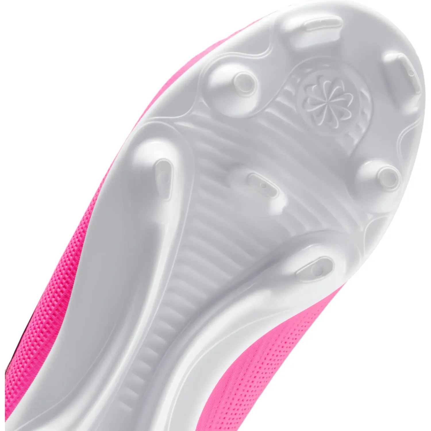Nike Zapatillas Nike De Futbol Juvenil Jr Superfly 11 Club Fg/Mg T color blanco / fucsia | Platanitos