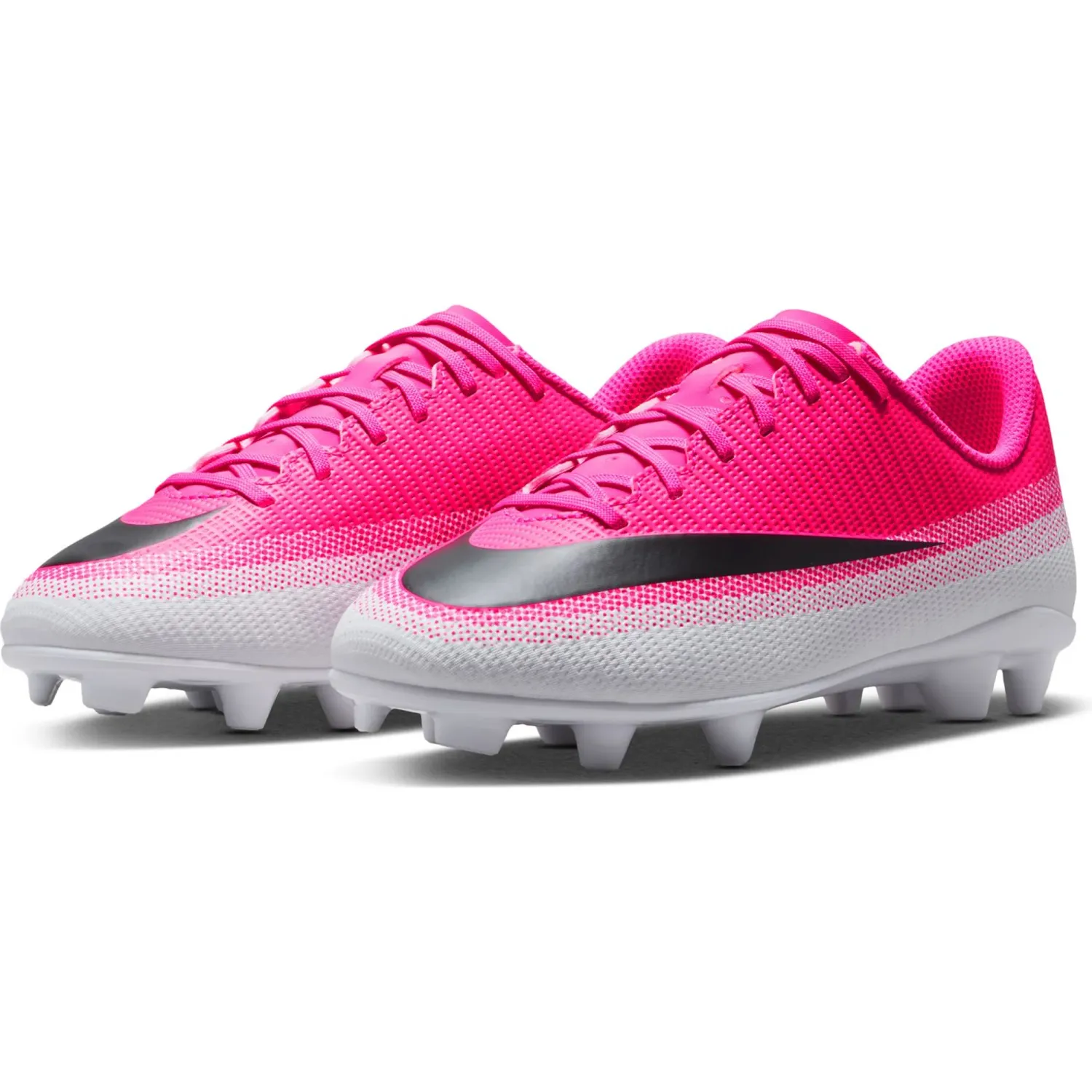 Nike Zapatillas Nike De Futbol Juvenil Jr Vapor 17 Club Fg/Mg T color fucsia / blanco | Platanitos