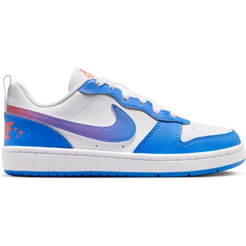 Zapatillas Nike Urbanas Juvenil Court Borough Low Bball Bg color blanco | Platanitos