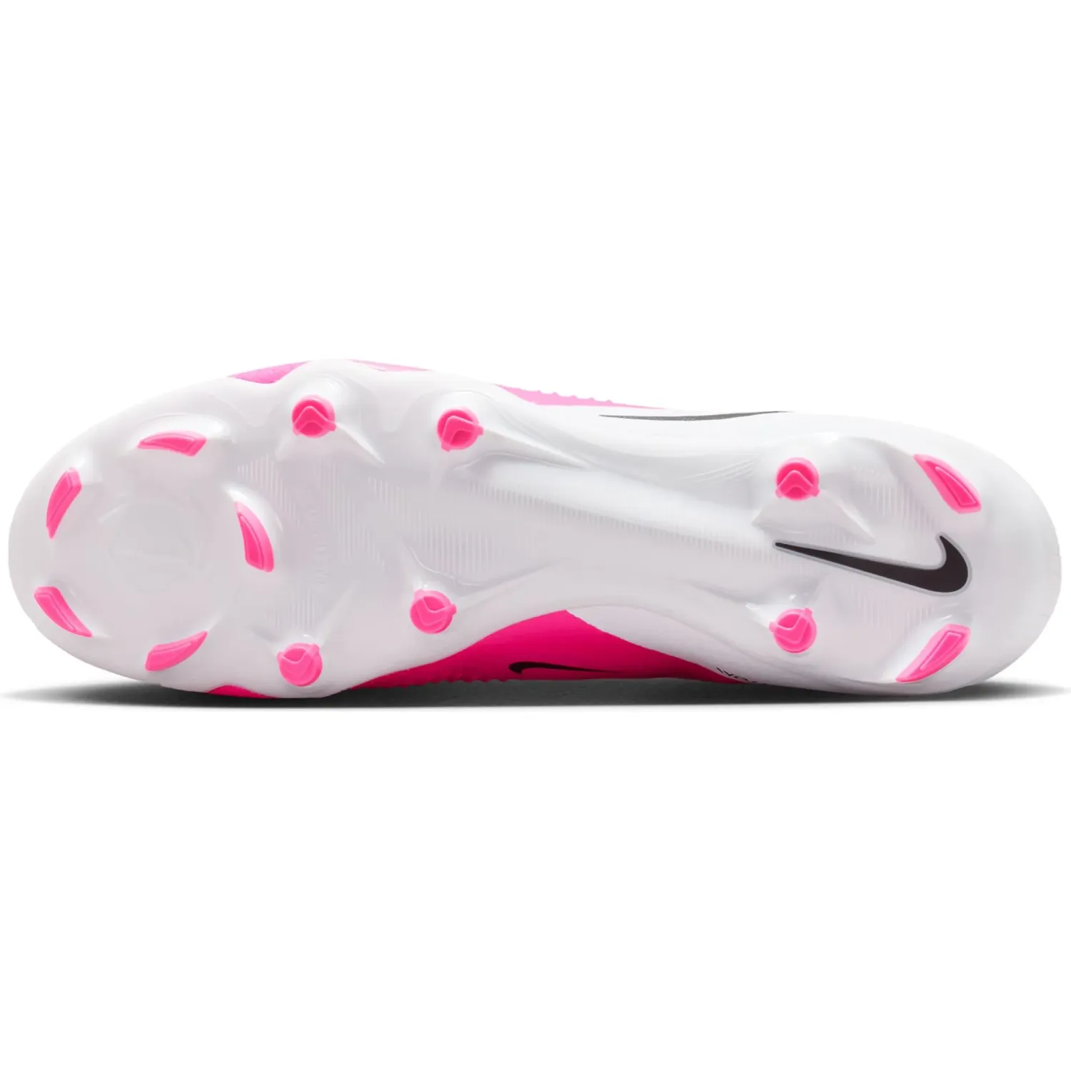 Zapatillas Nike De Futbol Unisex Phantom 6 High Acad Fg/Mg T color blanco / fucsia | Platanitos