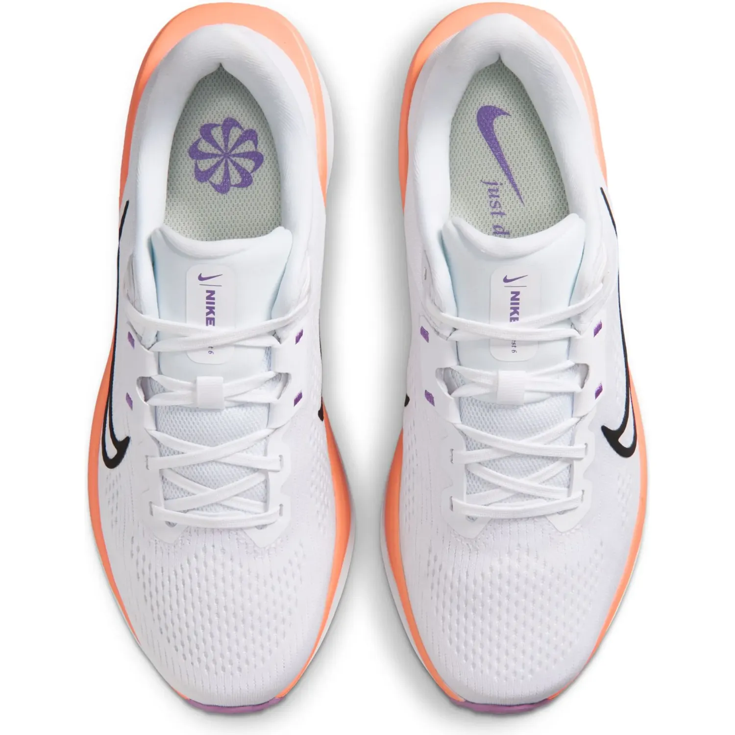 Zapatillas Nike Running Mujer Quest 6 color blanco | Platanitos