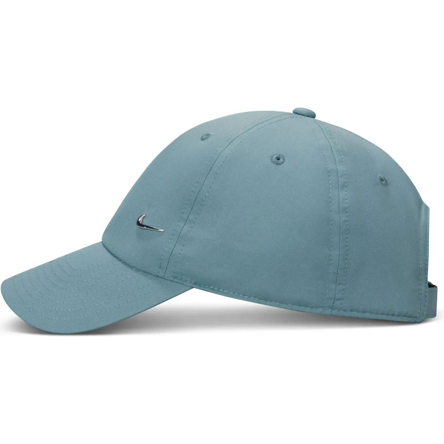 Nike Gorra Nike Sin Estructura Sportswear Unisex Dri-Fit Club Metal Swoosh color gris | Platanitos