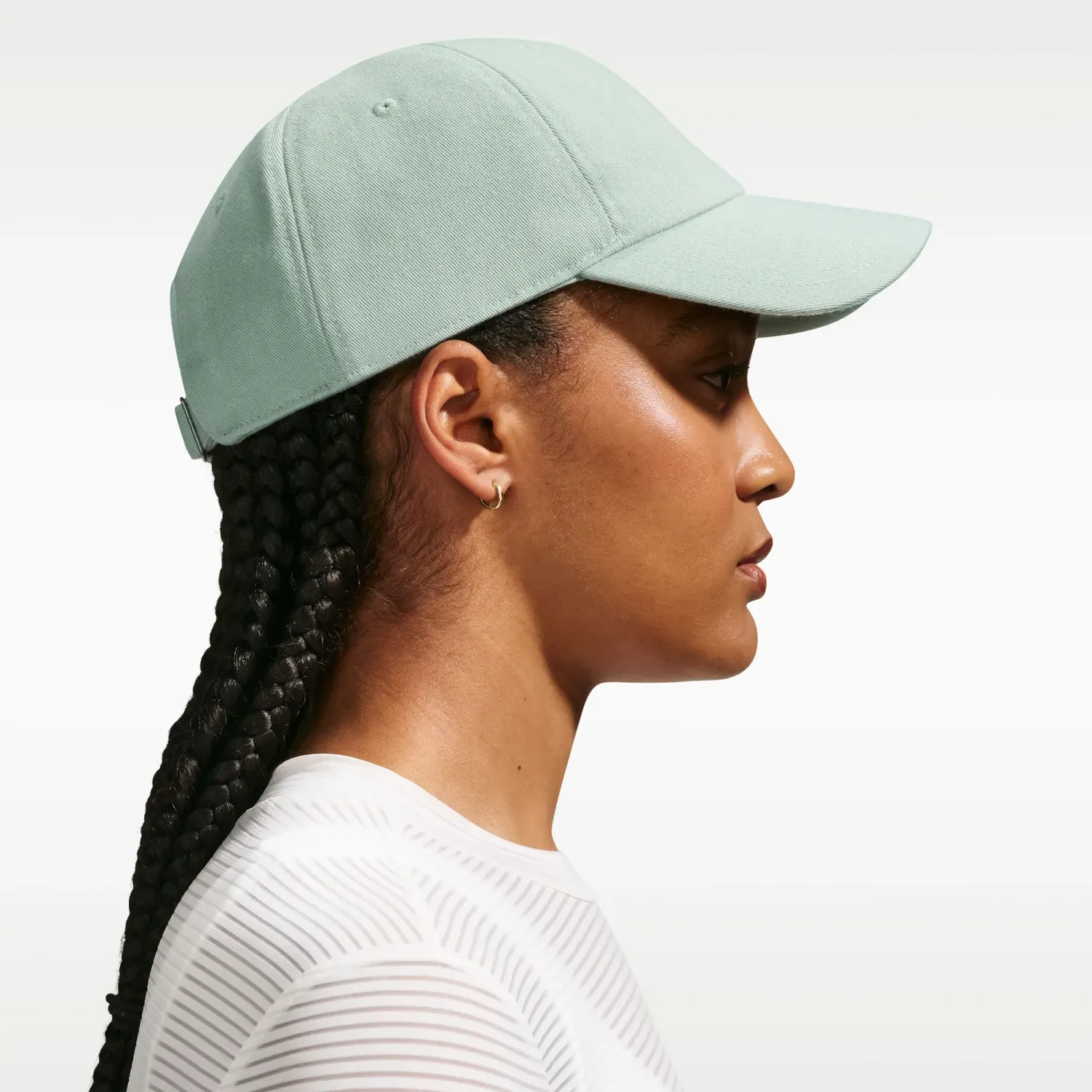 Nike Gorra Nike Sportswear Sin Estructura Unisex Adulto Club Small Swoosh color verde | Platanitos