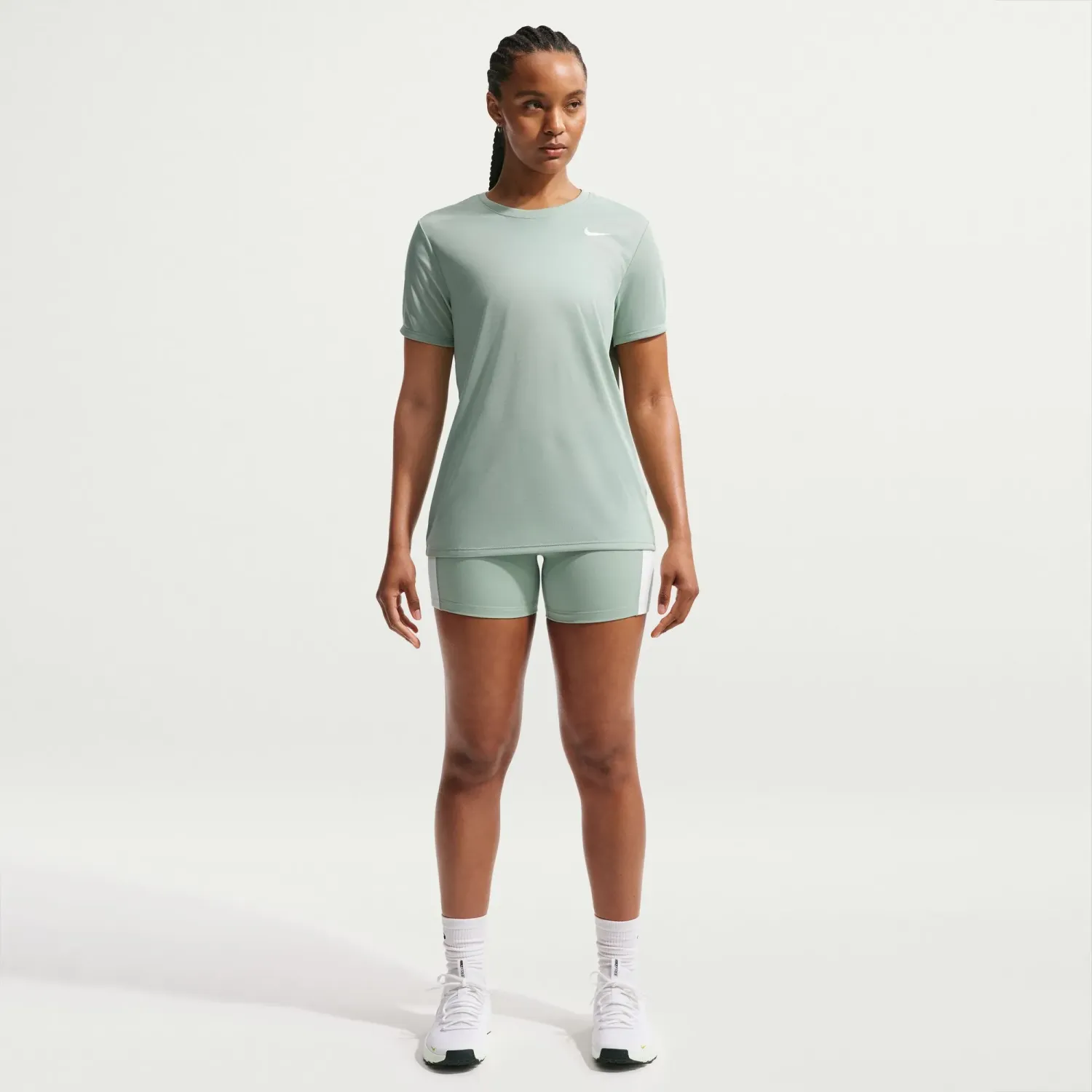 Nike Polo Nike Training Mujer Dri-Fit Rlgd color blanco | Platanitos