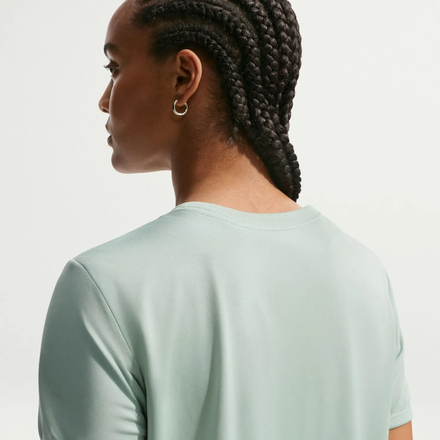 Nike Polo Nike Training Mujer Dri-Fit Rlgd color blanco | Platanitos