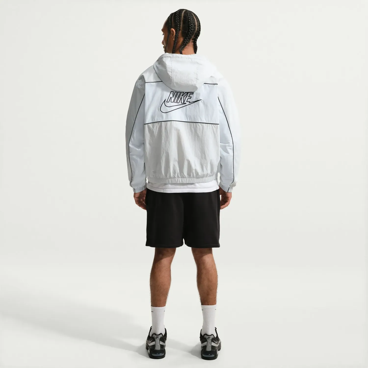 Casaca Nike Deportivo Hombre M Nk Club Athlete Hd Jacket color blanco | Platanitos