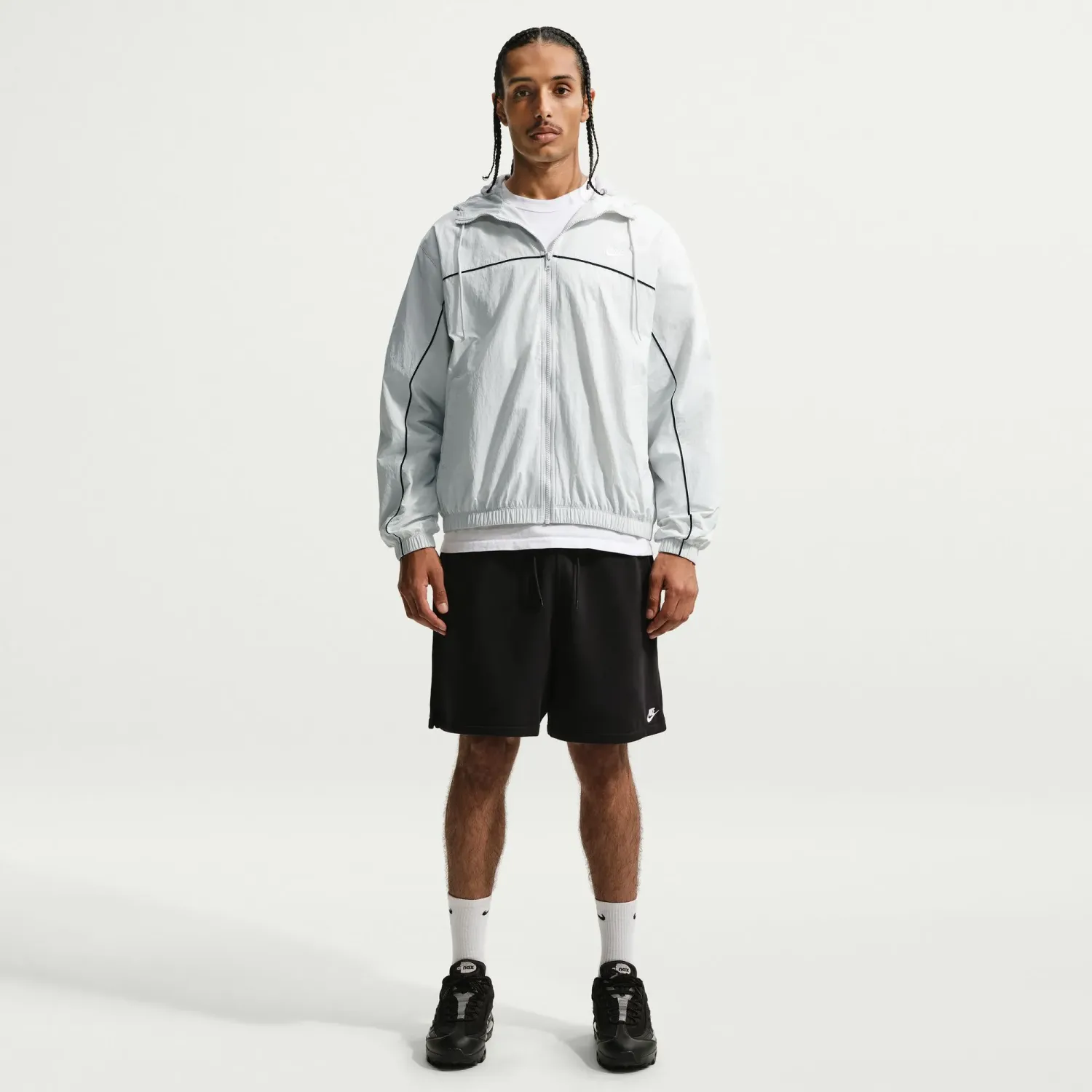 Casaca Nike Deportivo Hombre M Nk Club Athlete Hd Jacket color blanco | Platanitos