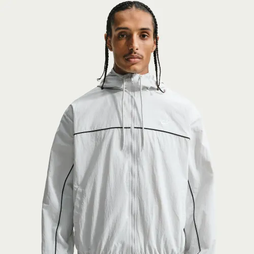 Casaca Nike Deportivo Hombre M Nk Club Athlete Hd Jacket color blanco | Platanitos