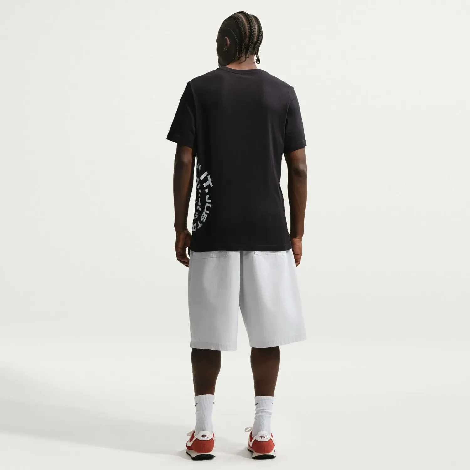 Nike Polo Nike Deportivo Unisex U Nsw Tee Std Spiral Jdi color negro | Platanitos