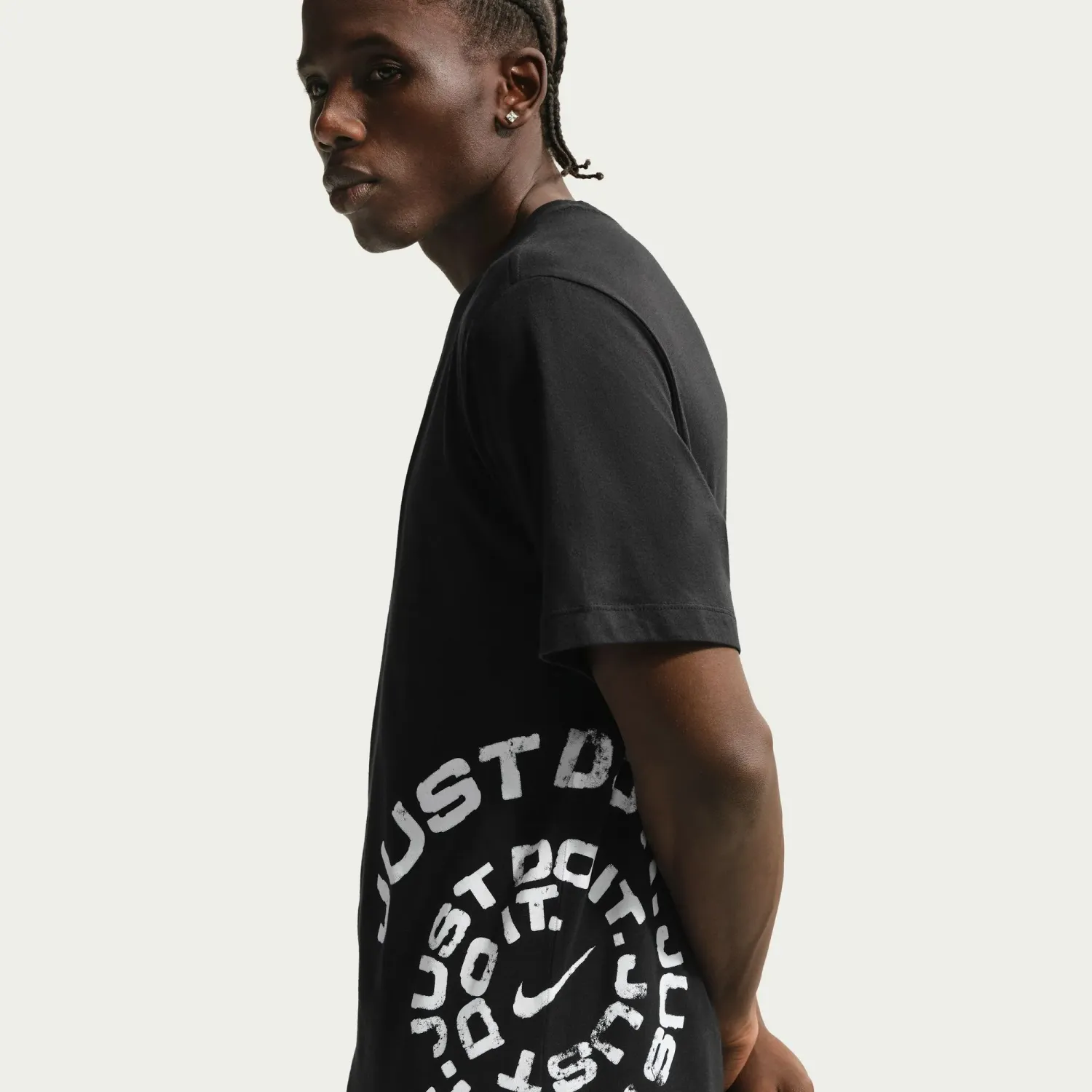 Nike Polo Nike Deportivo Unisex U Nsw Tee Std Spiral Jdi color negro | Platanitos