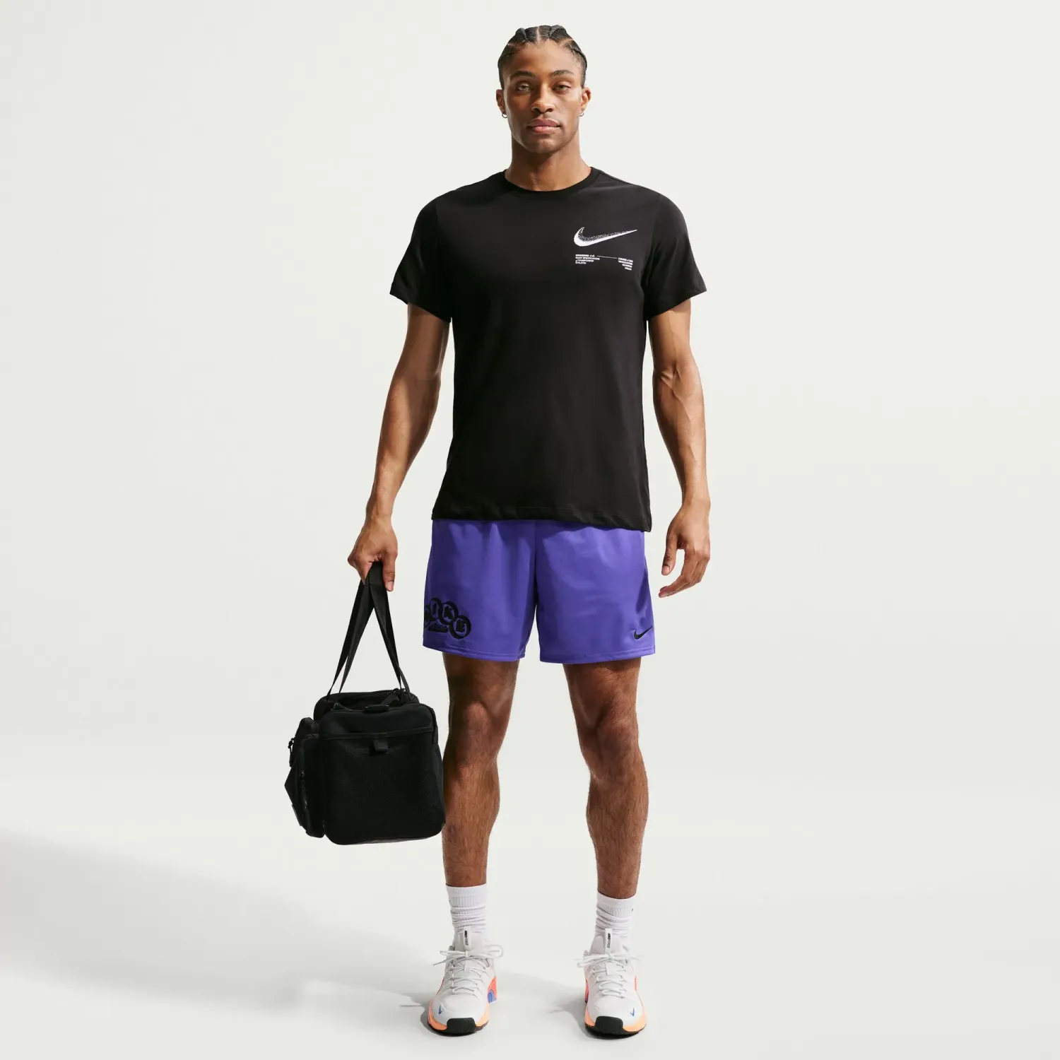 Nike Polo Nike Training Hombre M Nk Df Tee Std Hbr Su26 color negro | Platanitos