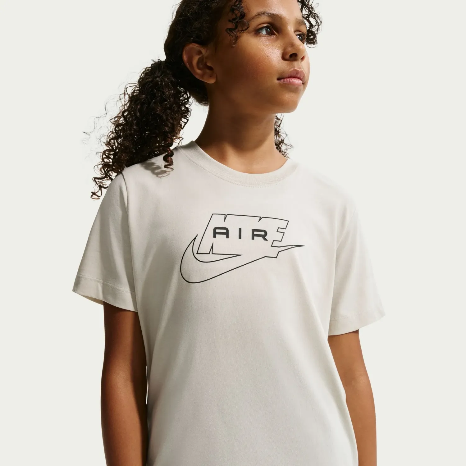 Polo Nike Deportivo Juvenil K Nsw Tee Air color negro | Platanitos