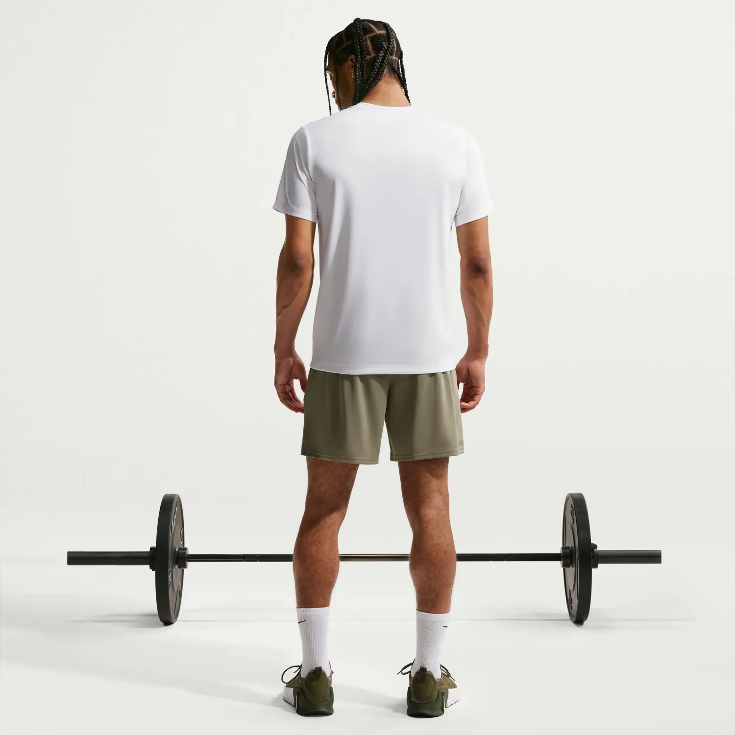 Nike Polo Nike Training Hombre Dri-Fit Standard Fit Flex color blanco | Platanitos