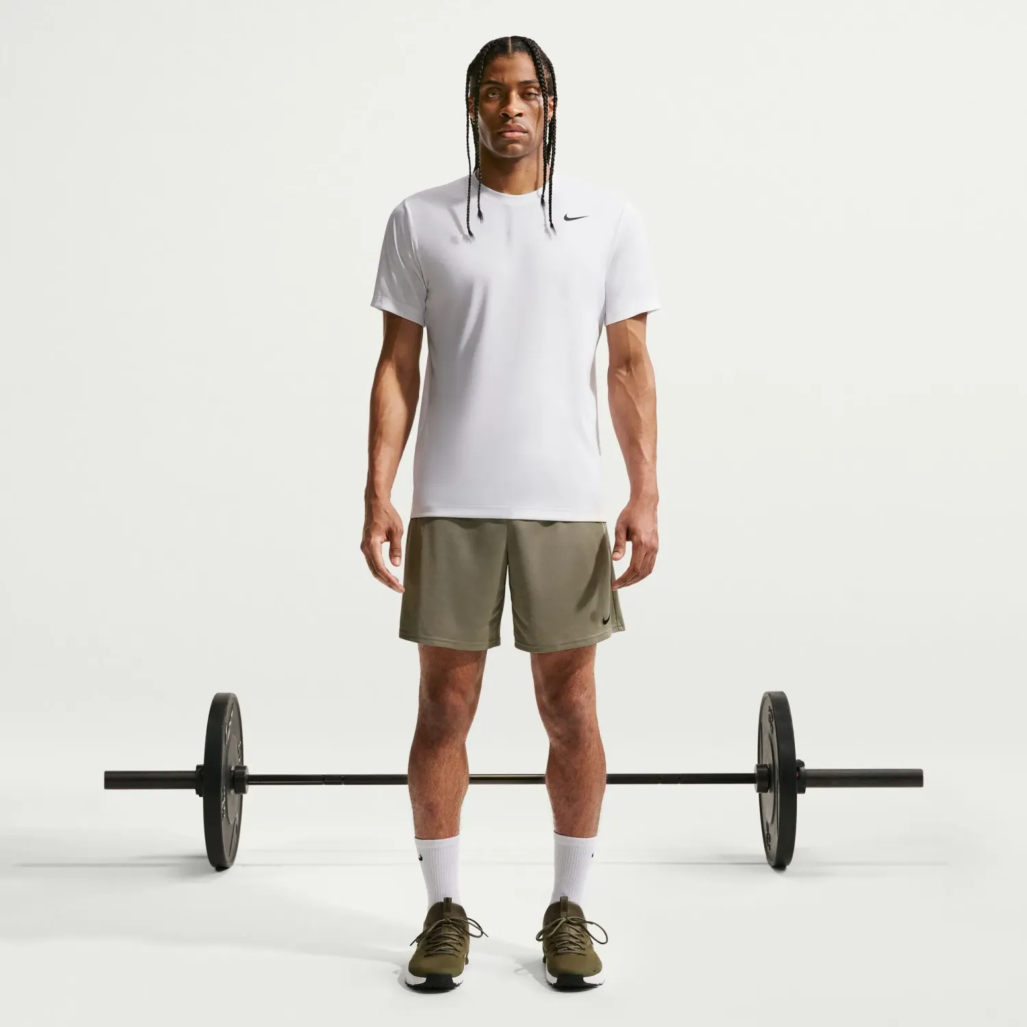 Nike Polo Nike Training Hombre Dri-Fit Standard Fit Flex color blanco | Platanitos