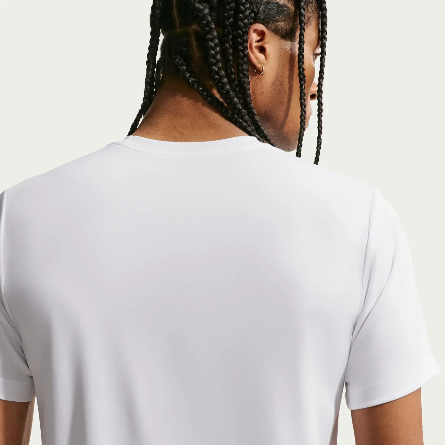 Nike Polo Nike Training Hombre Dri-Fit Standard Fit Flex color blanco | Platanitos