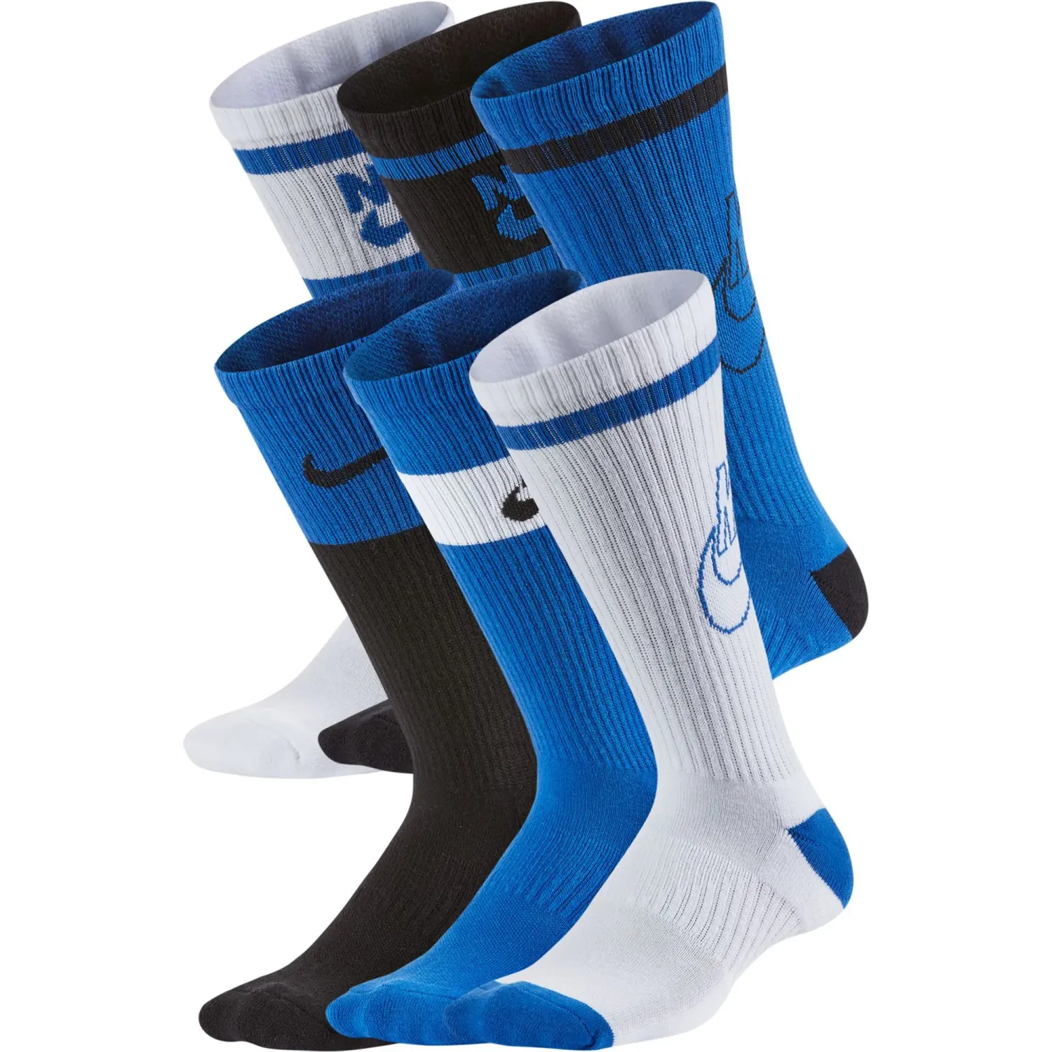 Nike Medias Nike Deportiva Juvenil Everyday Cushioned Crew Socks 6pack color varios | Platanitos