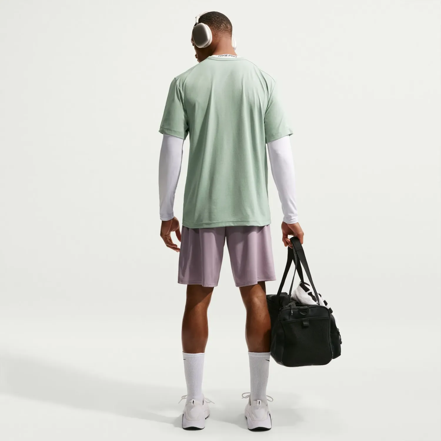 Nike Polo Nike Training Hombre Dri-Fit Uv Hyverse color gris | Platanitos