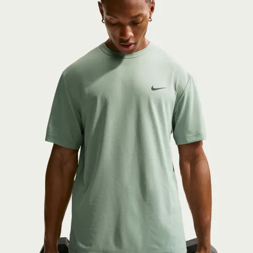 Polo Nike Training Hombre Dri-Fit Uv Hyverse color gris | Platanitos