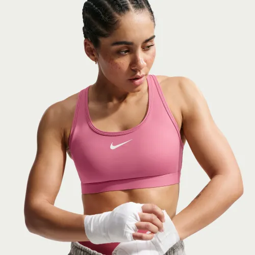 Top Nike Training Mujer Dri-Fit Swoosh - Soporte Medio | Platanitos