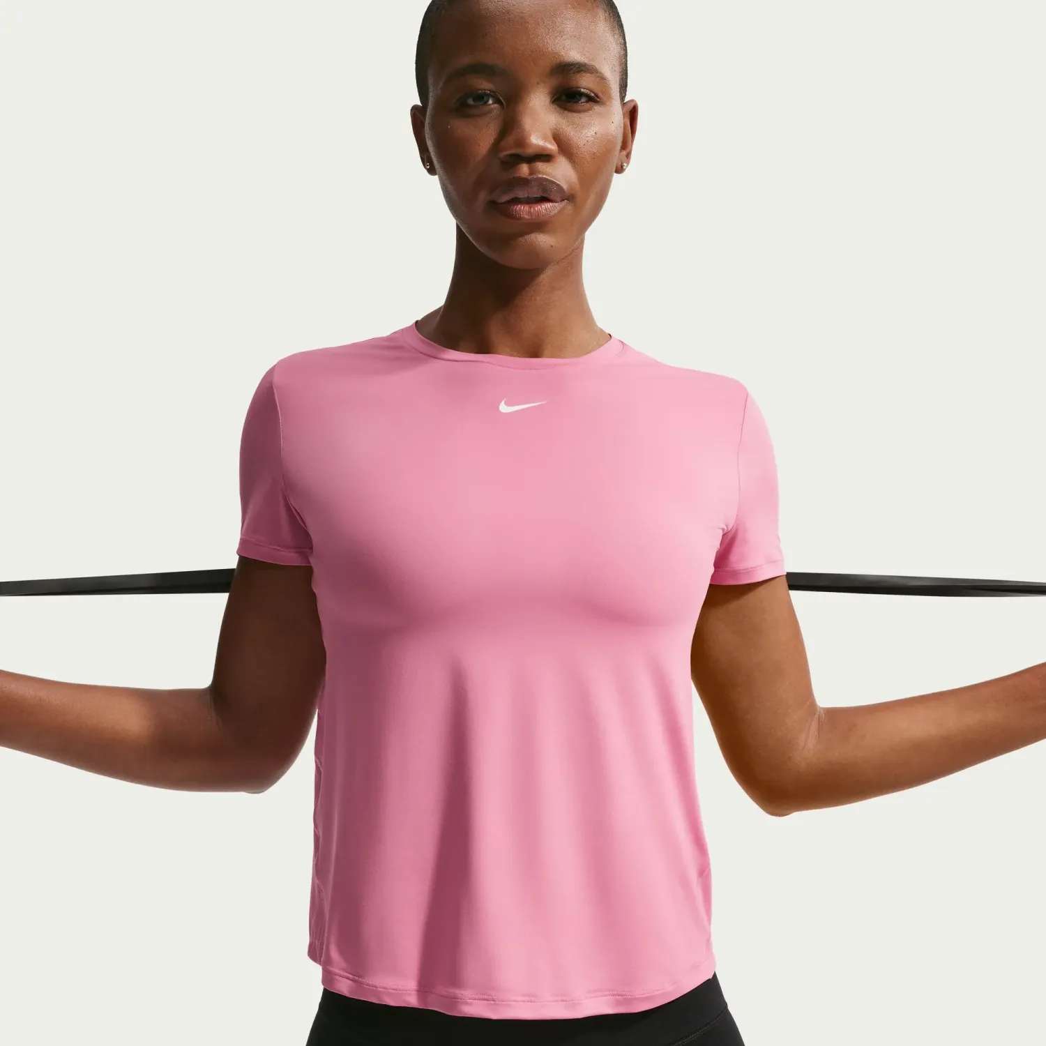 Nike Polo Nike Training Mujer Dri-Fit One Classic color rosa | Platanitos