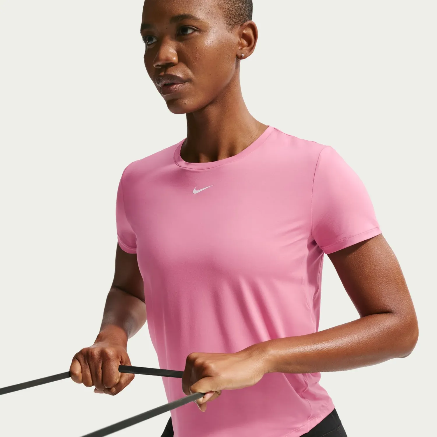 Nike Polo Nike Training Mujer Dri-Fit One Classic color rosa | Platanitos