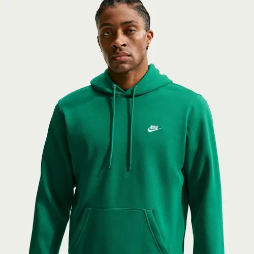 Polera Nike Sportswear Hombre Club Fleece color verde | Platanitos