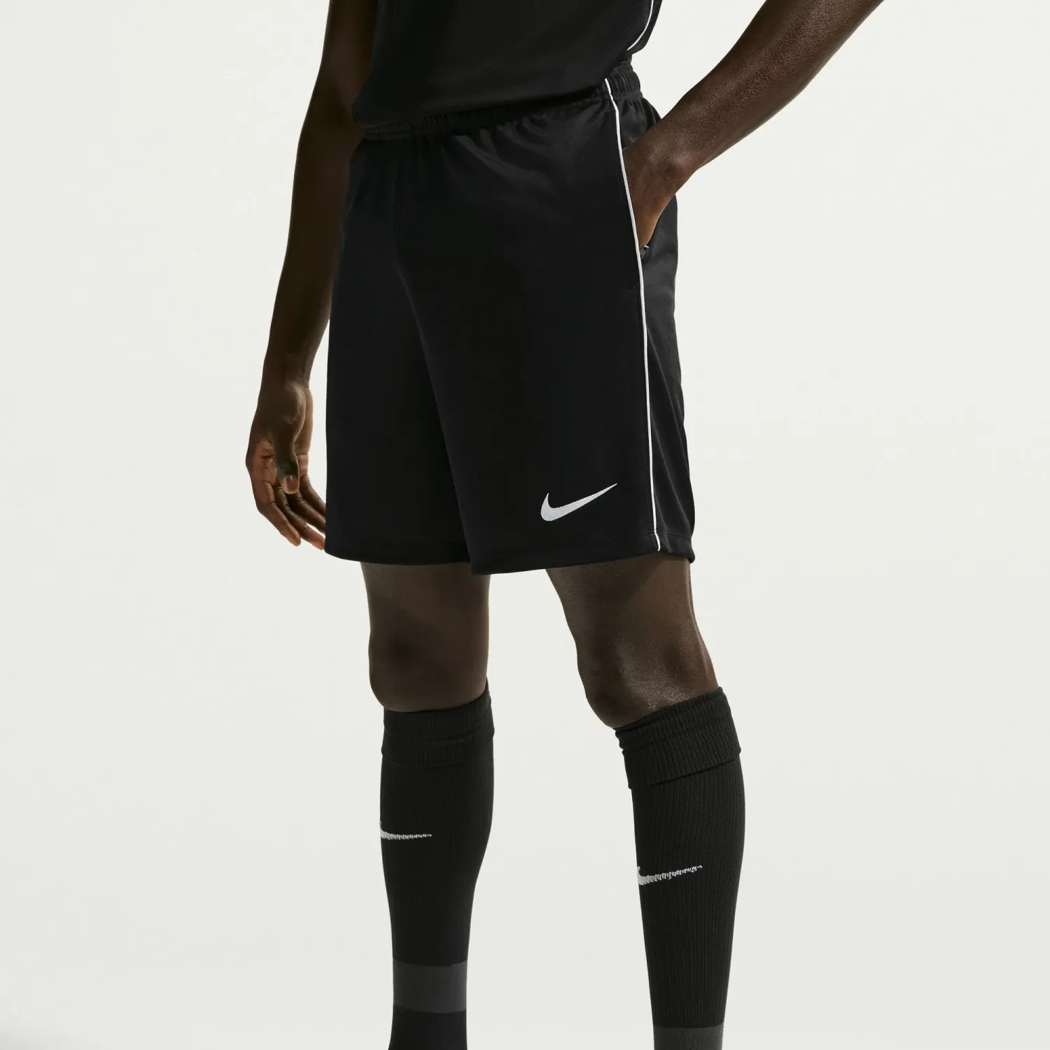 Short Nike De Futbol Hombre Dri-Fit Park26 color negro | Platanitos