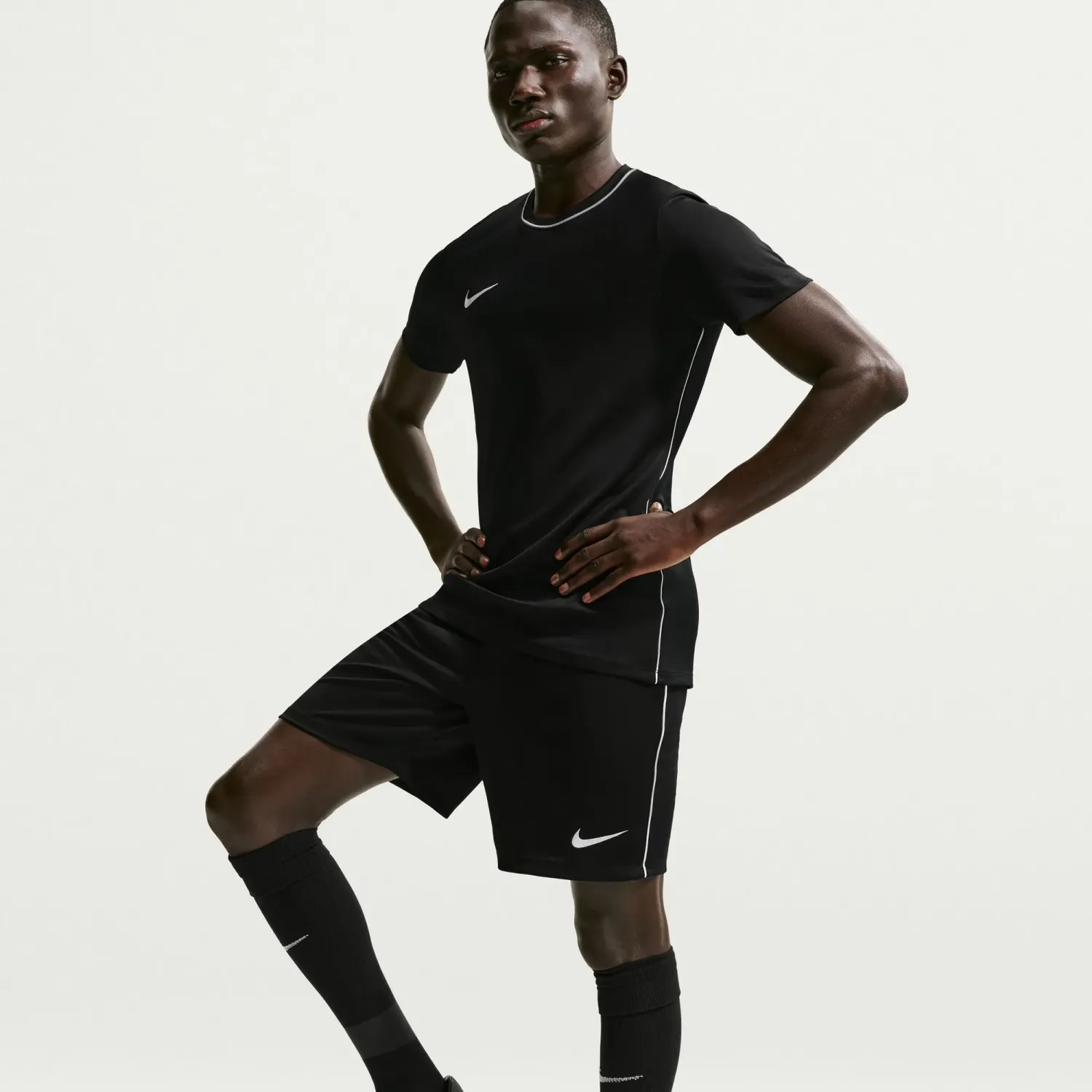 Short Nike De Futbol Hombre Dri-Fit Park26 color negro | Platanitos