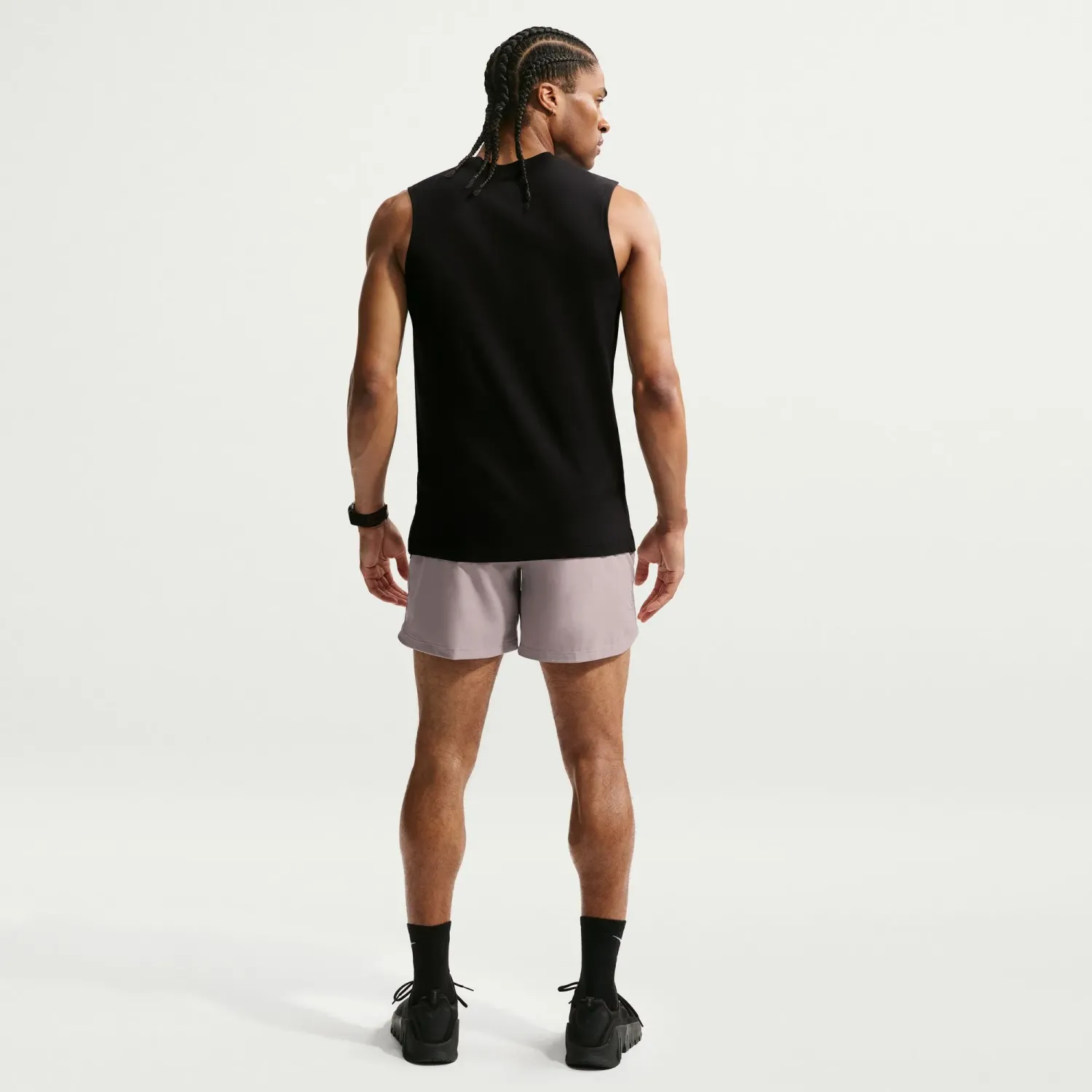Nike Polo Nike Training Hombre M Nk Df Tee Std Sl Nike Pro color negro | Platanitos