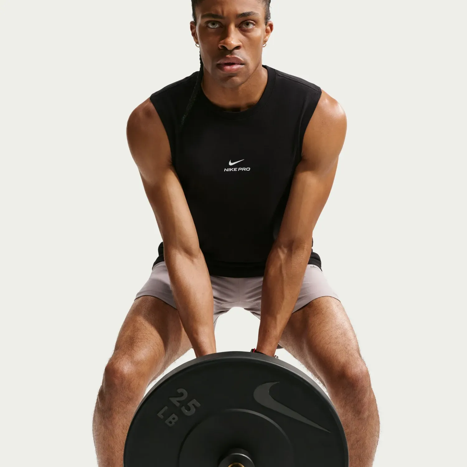 Nike Polo Nike Training Hombre M Nk Df Tee Std Sl Nike Pro color negro | Platanitos