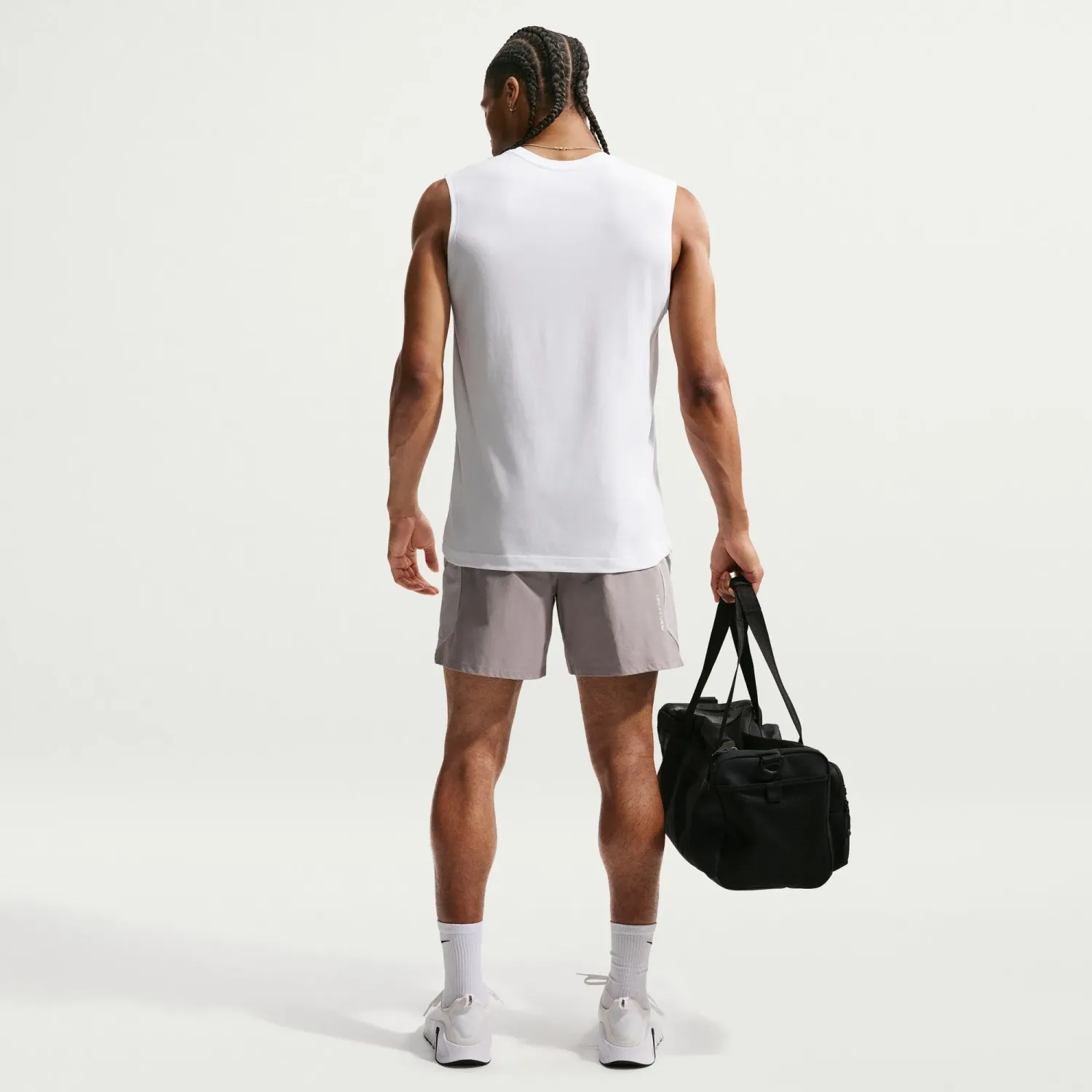 Nike Polo Nike Training Hombre M Nk Df Tee Std Sl Nike Pro color blanco | Platanitos