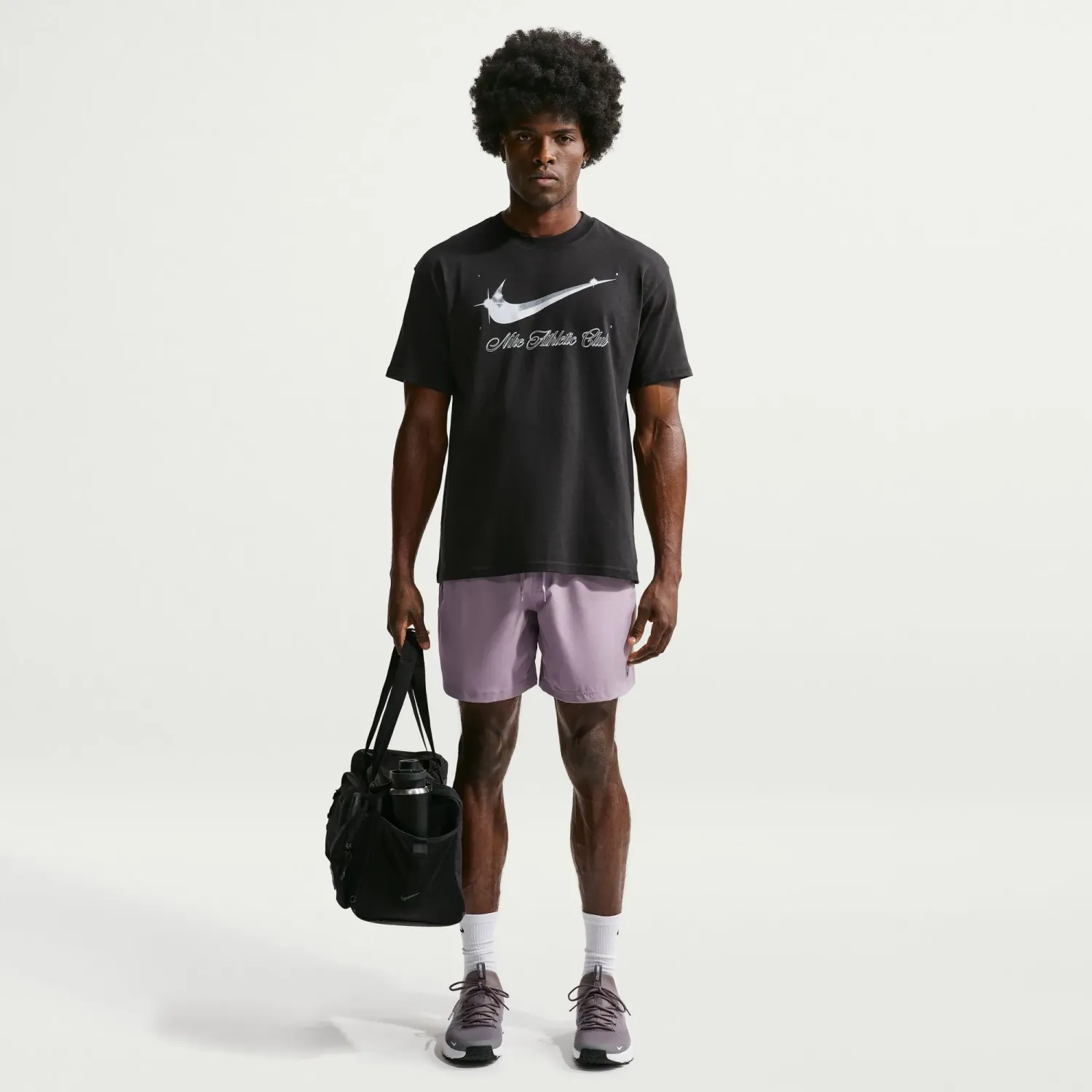 Nike Polo Nike Training Hombre M Nk Tee Lse Nac Glitz color negro | Platanitos