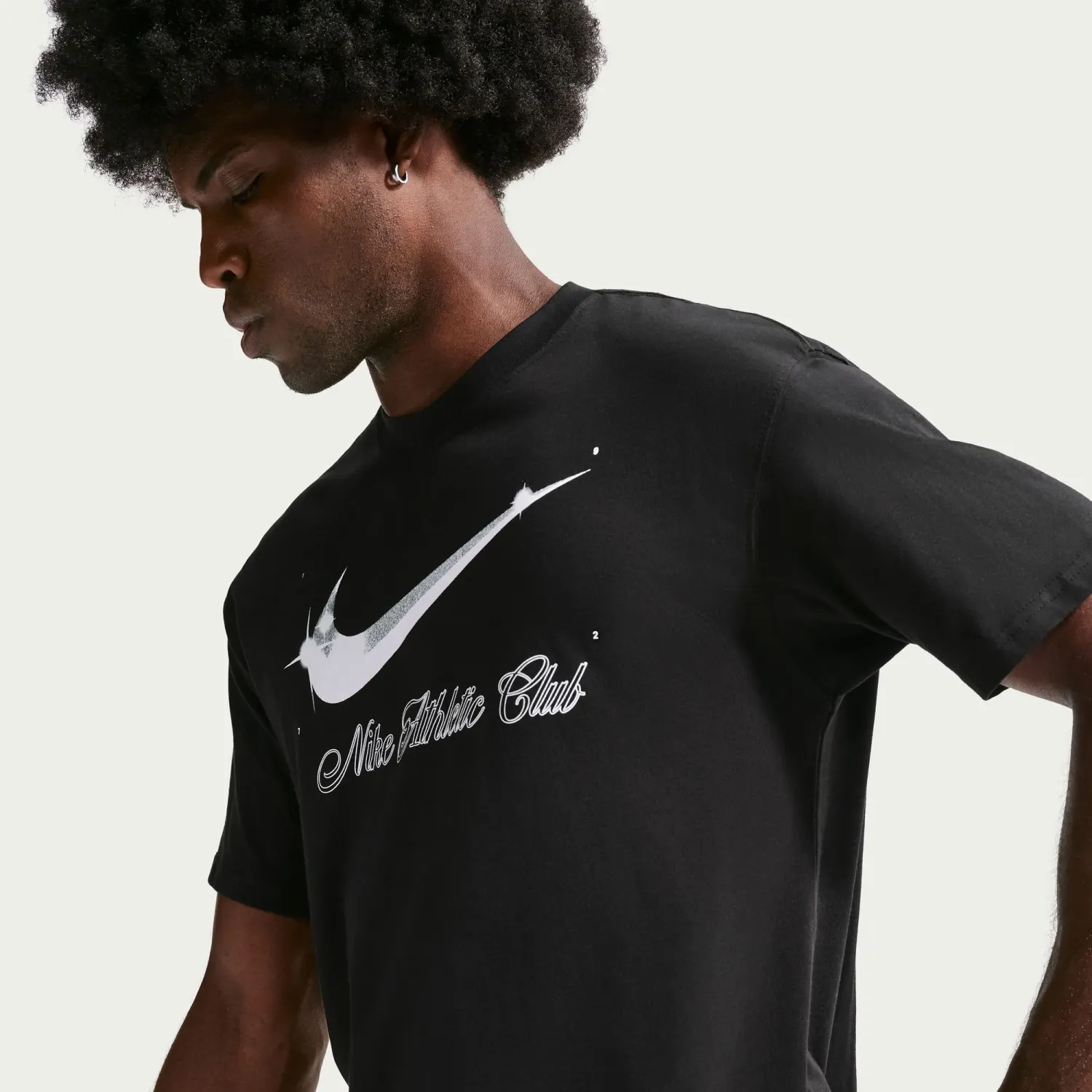 Nike Polo Nike Training Hombre M Nk Tee Lse Nac Glitz color negro | Platanitos