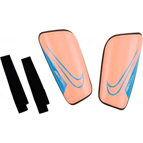 Canilleras Nike Futbol Unisex Mercurial Hardshell color naranja | Platanitos