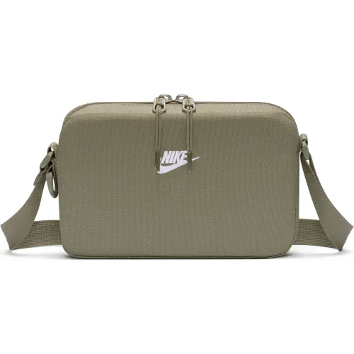 Morral Nike Deportivo Unisex Heritage Crossbody 2.0 - 2 L color gris | Platanitos