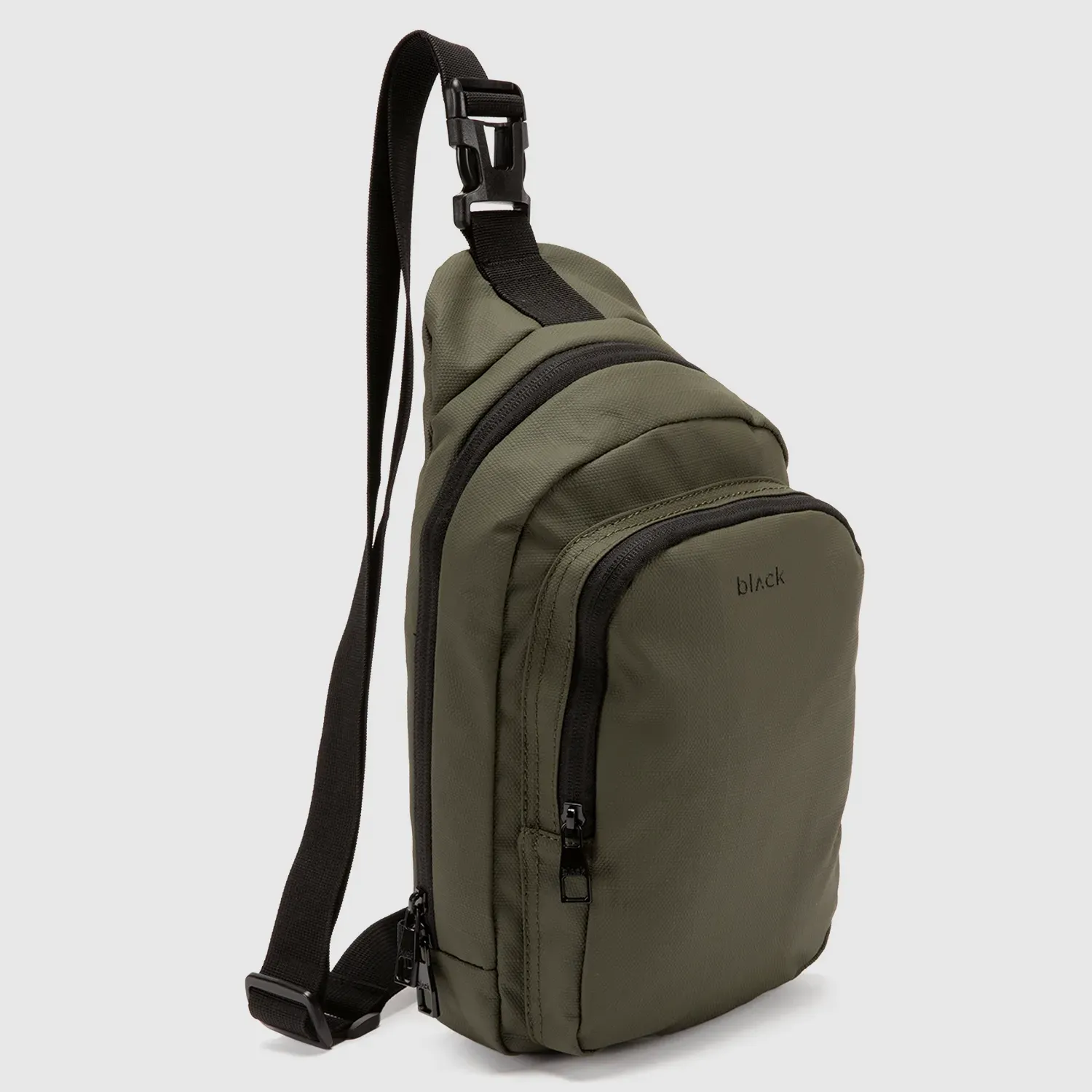 BLACK BAGS Morral Black Bags Cruzado Hombre Beast color verde | Platanitos