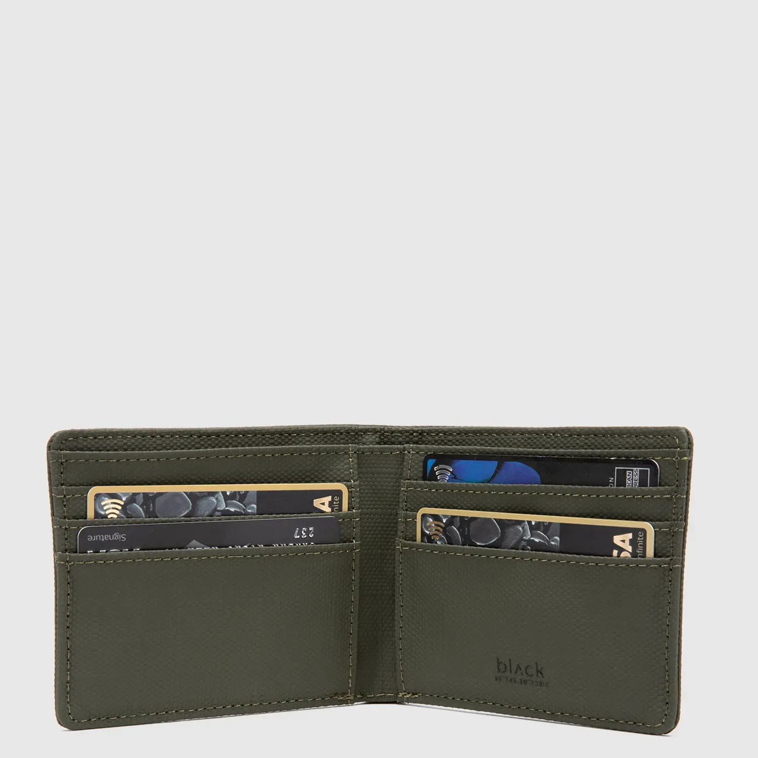 BLACK BAGS Billetera Black Bags Hombre Beast color verde | Platanitos