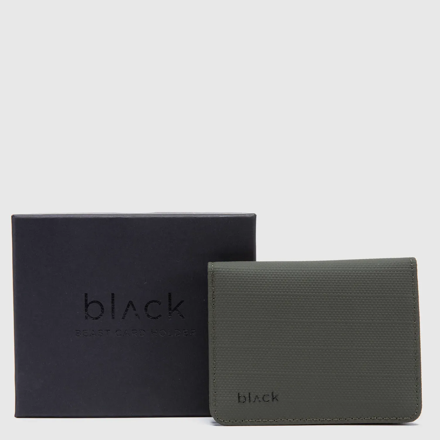 BLACK BAGS Tarjetero Black Bags Magnético Beast Moss color verde | Platanitos