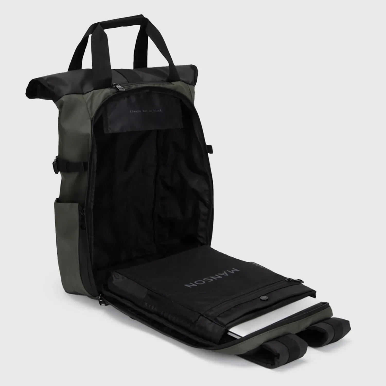 BLACK BAGS Mochila Black Bags Hombre Manson color verde | Platanitos