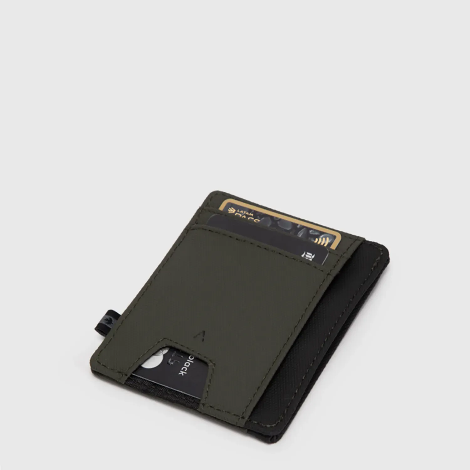 Tarjetero Black Bags Hombre Manson color verde | Platanitos