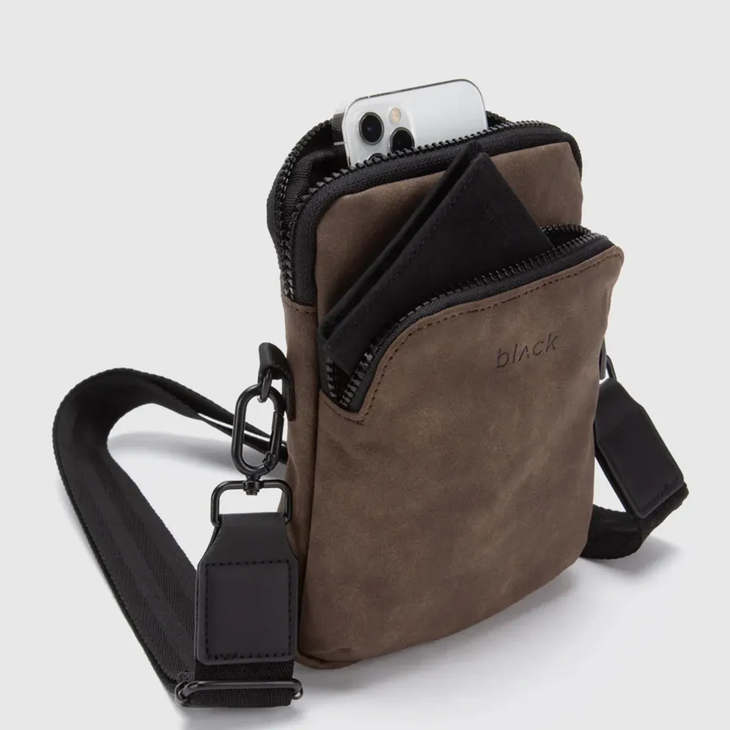 BLACK BAGS Morral Black Bags Hombre Austin color marron | Platanitos