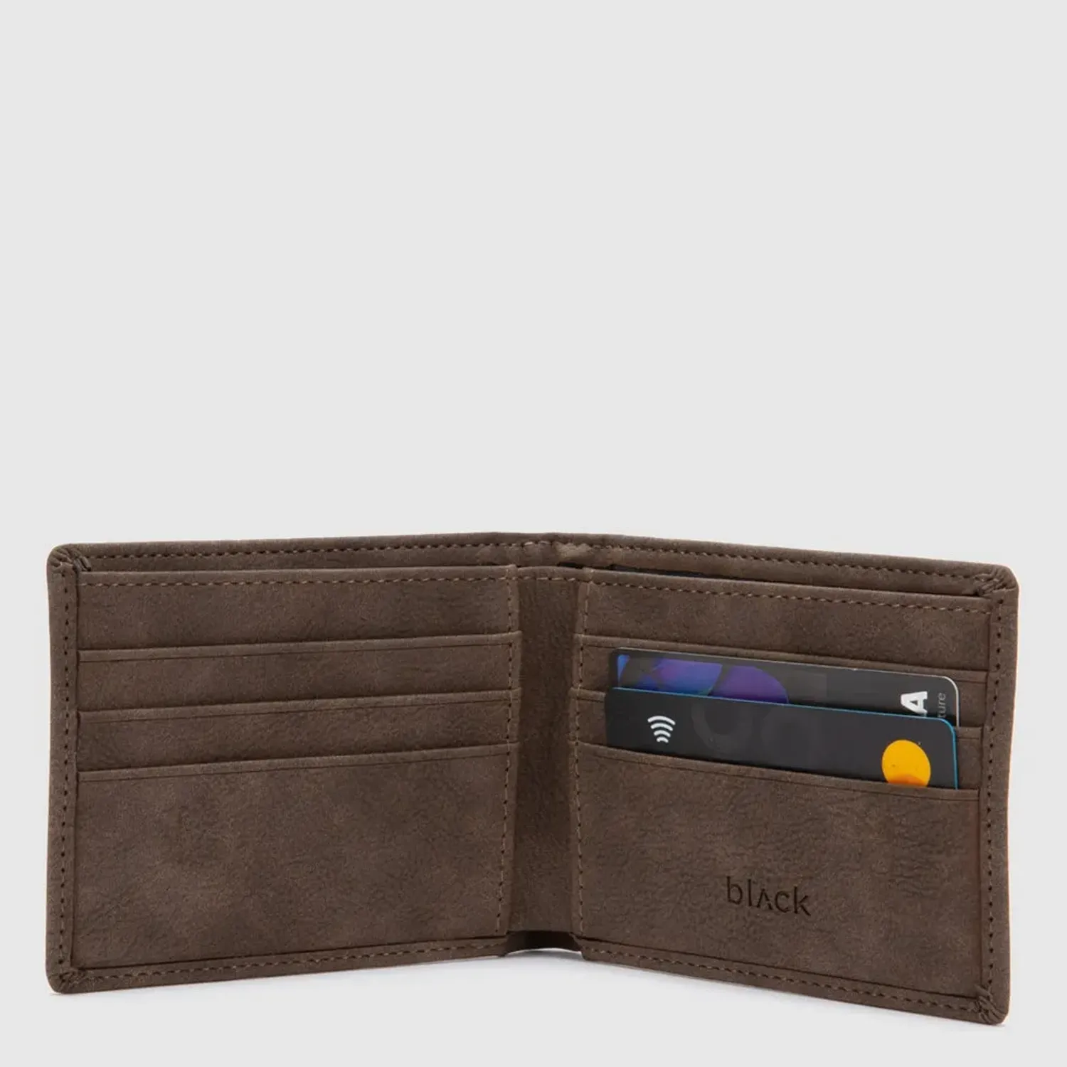 Billetera Black Bags Hombre Austin color marron | Platanitos