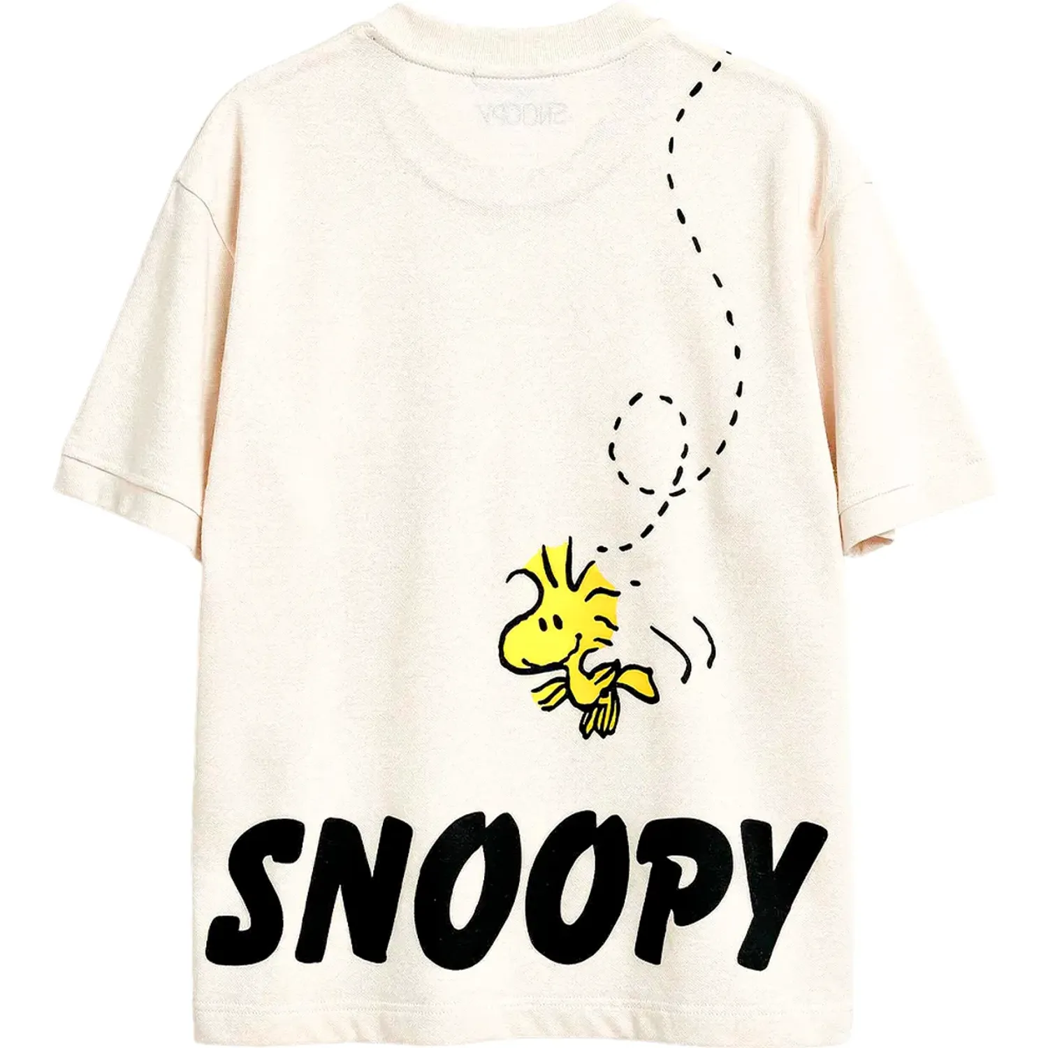 SNOOPY Polo Snoopy Manga Corta Mujer Snoopy Pea-008 color beige | Platanitos