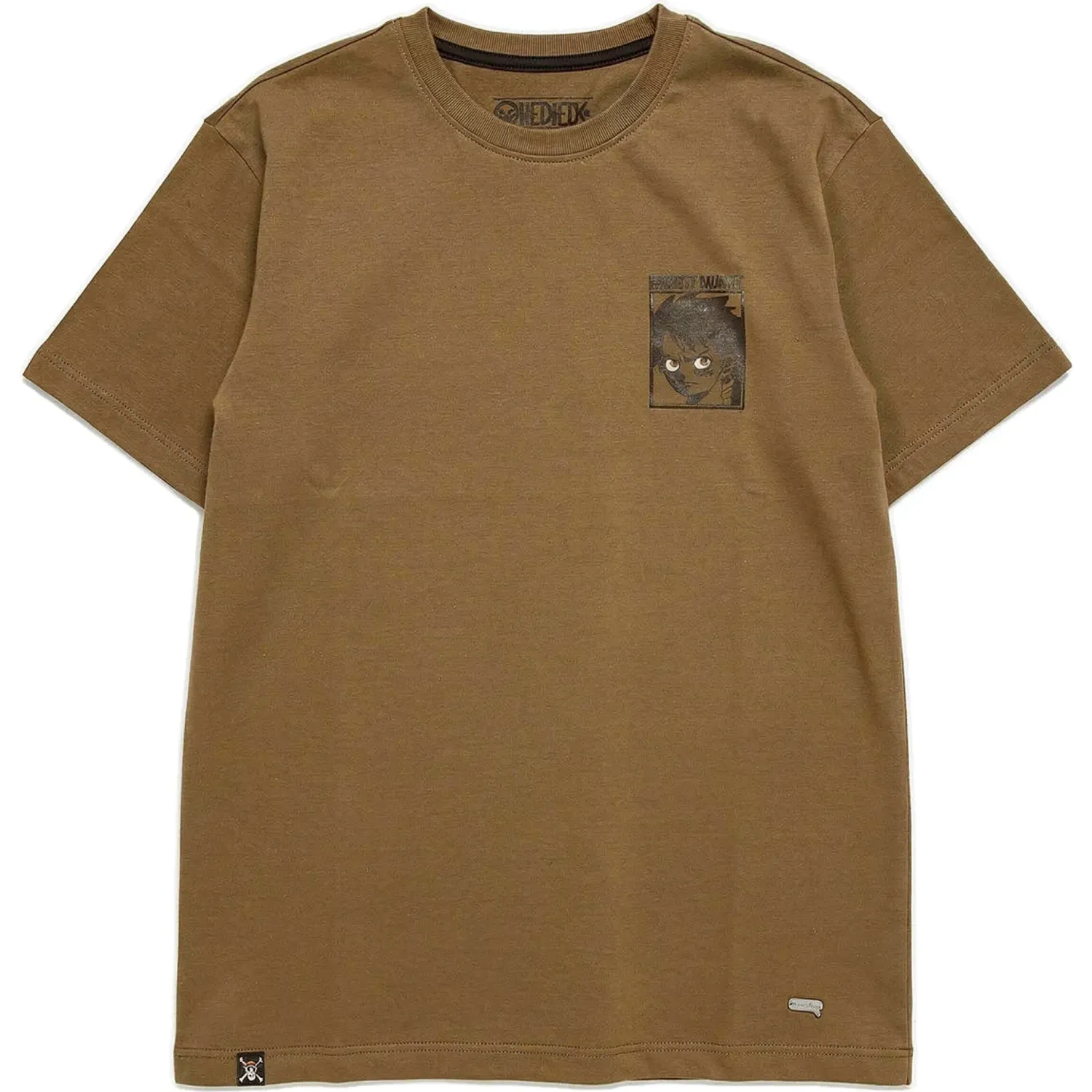 ONE PIECE Polo One Piece Manga Corta Hombre One Piece One-066 color beige | Platanitos