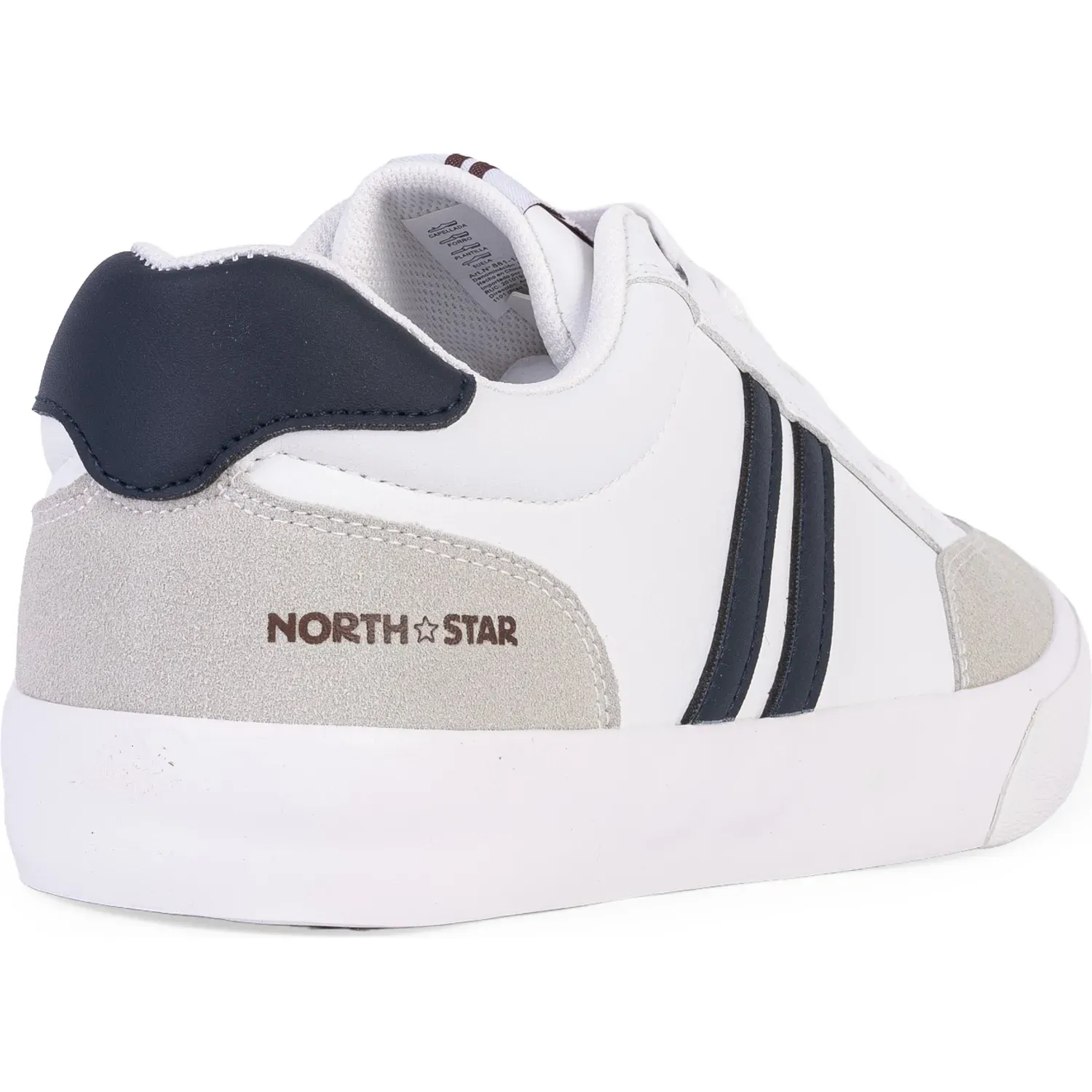 North Star Zapatillas North Star Urbanas Hombre Potosi color blanco | Platanitos